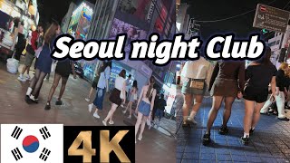 4k  Seoul night club Korea [upl. by Anatsirhc]