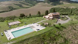 Villa Tosca  Volterra Tuscany Italy [upl. by Nemraciram572]