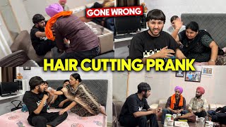 HAIR CUT PRANK ON FAMILY AND FRIENDS😱  MOST DIFFICULT PRANK EVER😭  BEING BRAND [upl. by Noyerb315]