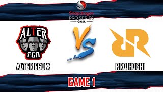 ALTER EGO X VS RRQ HOSHI  GAME 1  SNAPDRAGON PRO SERIES SEASON 6  AE VS RRQ ID [upl. by Blackman944]