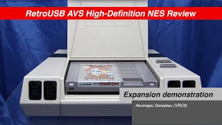 Retro USB AVS Famicom Expansion Audio Demo Akumajou Densetsu 720p [upl. by Lole]