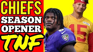 KANSAS CITY CHIEFS OPENING WEEK MATCHUP REVEALED Chiefs News Today [upl. by Hendricks662]