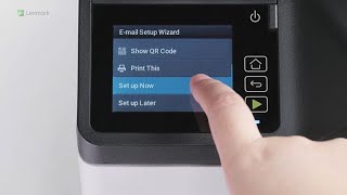 Lexmark—Configuring the scan to email wizard for 28 touchscreen printers [upl. by Babby]