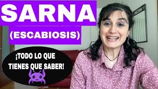 SARNA ESCABIOSIS ¡ME PICA MUCHO LA PIEL DE NOCHE TRATAMIENTO MÁS EFECTIVO y del PICOR POSTERIOR [upl. by Attlee]