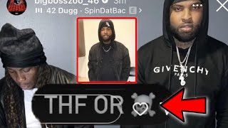 Lil Durk affiliate THF Zoo Reacts Losing THF TP [upl. by Diraf]