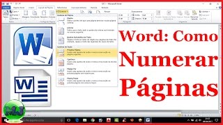 WORD  Como Numerar Páginas no Word a Partir de uma Página Escolhida [upl. by Zorina]