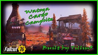 Watoga Cargo Campsite🩷🩷Fallout 76 Camps🩷🩷 [upl. by Ellenrahs96]