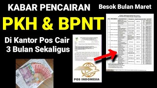 Kabar Pencairan Pkh Tahap 1 amp Bpnt Di Kantor Pos Cair 3 Bulan Sekaligus Info Pkh Hari Ini [upl. by Avrit]