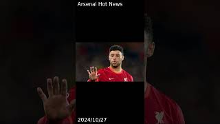 Alex OxladeChamberlain made his feelings clear when Liverpool scored against Arsenal [upl. by Dichy653]