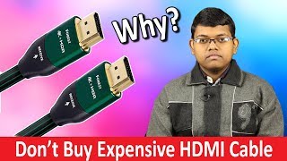 Do Premium HDMI cables worth it Expensive HDMI Cables Means Better Picture Quality [upl. by Eartha7]