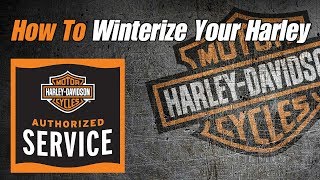 How To Winterize Harley Davidson Motorcycle [upl. by Antsirhc27]