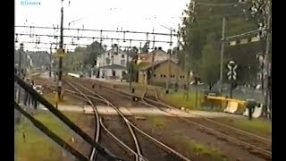 Sweden KARLSKRONA  ALVESTA 1995 Train Drivers Cab View from an X2train [upl. by Letizia]