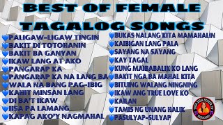 BEST OF FEMALE TAGALOG SONGS viral opmlovesong tagaloglovesongs [upl. by Cesar]