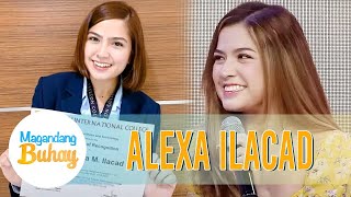 Alexa shares the reason she pursued her studies  Magandang Buhay [upl. by Aremmat303]