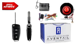 Aventail Flip Key Edition Car Alarm System Suitable for your Car Sound Demo Video [upl. by Cromwell626]