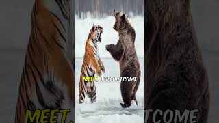 DONT POKE THE BEAR Grizzly vs Siberian Tiger Who Wins [upl. by Esydnac389]