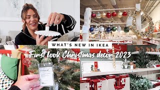 WHATS NEW IN IKEA OCTOBER 2023  FIRST LOOK AT THE CHRISTMAS DECOR AND A HAUL [upl. by Suixela]