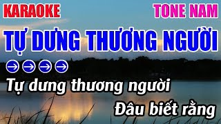 Tự Dưng Thương Người Karaoke Tone Nam  Am  Karaoke 9999  Beat Mới [upl. by Nivel]