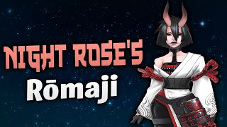 NIGHT ROSES SONG Japanese Pronunciation Rōmaji  Fortnite Lobby Track [upl. by Terrence]