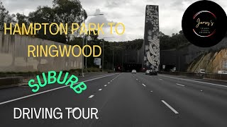 🇦🇺DRIVE TOUR VICTORIA  Hampton Park to Ringwood [upl. by Dalis]