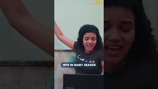 Rainy Season vanthale Work from Home kuduththuraanga comedy araathugirl entertainment funny [upl. by Bruce]