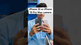 iPhone 13 vs iPhone 13 Pro Max camera test iphonecamera shorts youtubeshorts [upl. by Anrak748]