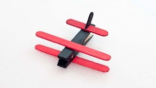 How To Make A Fun And Easy Clothespin Airplane  DIY Crafts Tutorial  Guidecentral [upl. by Witkin410]