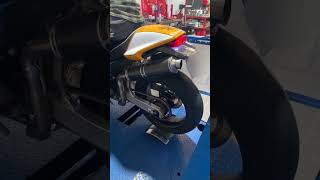 ducati monster au BANC de puissance ça DONNE CA [upl. by Noired]