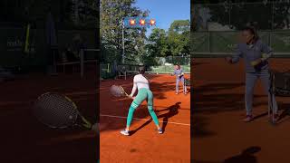 Big backhands by Bojana Jovanovic 💥 [upl. by Trebron]