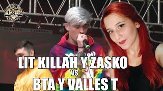 ARGENTINA REACCIONA A LIT KILLAH Y ZASKO VS VALLES T Y BTA  God Level All Stars Perú [upl. by Areval161]