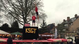 KSGT Trampoline demo Kerstmarkt SGR2014 [upl. by Obie]