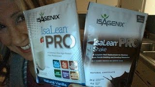 Isagenix IsaLean Pro Shake  Chocolate amp Vanilla [upl. by Airemaj]