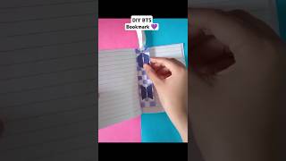 DIY BTS Bookmark 💜 Easy BTS Crafts DIY BTS School Supplies DIY Bookmark btsdiy diybts bookmark [upl. by Refinney]