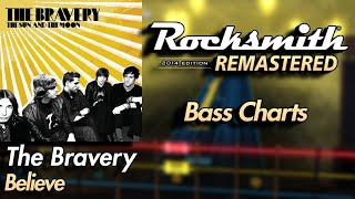 The Bravery  Believe  Rocksmith® 2014 Edition  Bass Chart [upl. by Idissac]