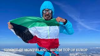 The Way To Mont Blanc Summit 2023 by Raed Alroomi [upl. by Atsirhcal]