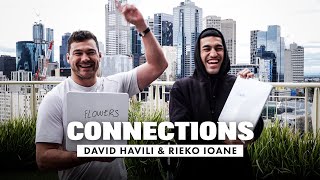 CONNECTIONS  How well do David Havili and Rieko Ioane know each other [upl. by Aneleasor180]