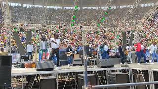 Jah Prayzah performing Kutonga Kwaro at President Mnangagwa inauguration [upl. by Ennairod]