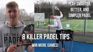 8 BEGINNER Padel Tips How To Win More Matches [upl. by Him]