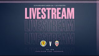 Scotland Mens Under19s v Liechtenstein Mens Under19s  UEFA EURO Qualifier [upl. by Mason]