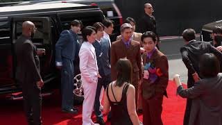 BTS Arrives At The GRAMMYs  2022 GRAMMYs [upl. by Canter]