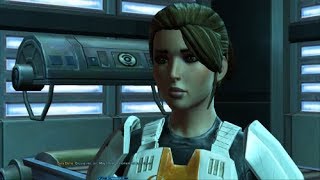 SWTOR 2017  All Elara Dorne Conversations Boring romance [upl. by Carvey607]