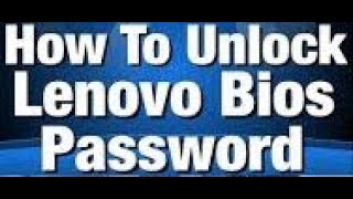 Lenovo Bios Password Unlock Karna Sikhen [upl. by Liahus]