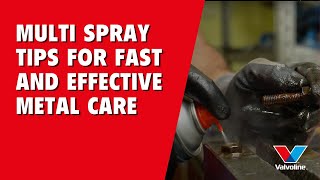 HOW to Increase EFFICIENCY with Valvoline MULTI SPRAY  AllPurpose Lubrication and Protection [upl. by Feodore]