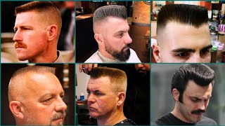 The Best Mens Hairstyles for Balding Men The Best Mens Hairstyles for Receding Hairlines Flat Top [upl. by Siwel]