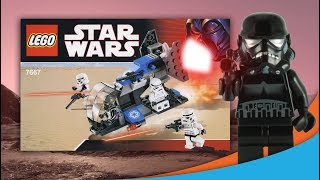 Lego Star Wars 2008 Imperial Dropship Battle Pack Animated  7667 [upl. by Thecla]