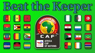 African Cup of Nations Cameroon 2021  Beat the Keeper  Marble Race [upl. by Jemmie]