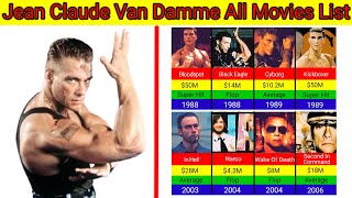 Jean Claude Van Damme All Hit amp Flop Movies List  Jean Claude Damme All Movies List [upl. by Sucam91]