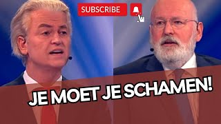 Wilders SLOOPT Timmermans mbt situatie in Amsterdam Dit komt door jullie je moet je SCHAMEN [upl. by Latterll]