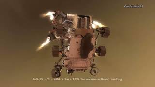 OG83  7  NASA’s Perseverance Rover Lands on Mars – Entry Descent and Landing ourgalaxy83 [upl. by Gnal]