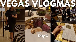 Las Vegas Vlog  Day 3  12 Days of Vlogmas  The BEST Steak and JACKPOTS [upl. by Eussoj]